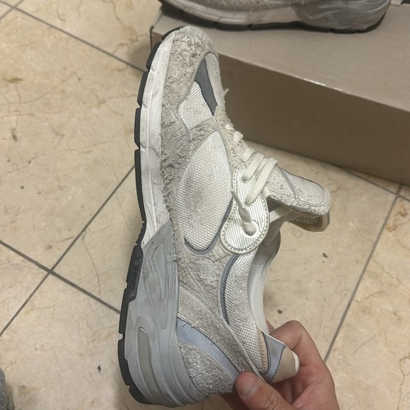 Running Dad Star Mens shoe size 43 (10) US White/Silver - Picture 5 of 16